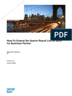 SAP How-To Guide - Extend The Search Result List For MDG For Business Partner