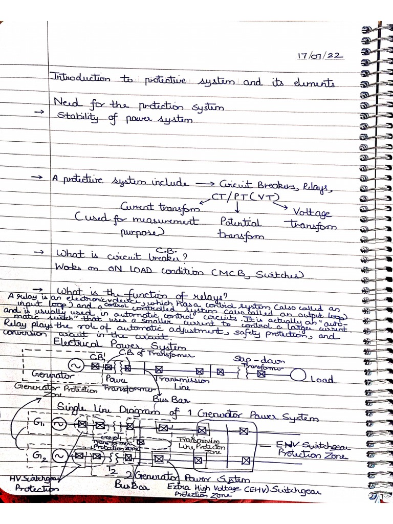SGP Notes (Switchgear and Protection) PDF