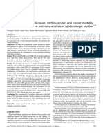 Nut Consumption On All-Cause, Cardiovascular, and Cancer Mortality Risk: A Systematic Review and Meta-Analysis of Epidemiologic Studies