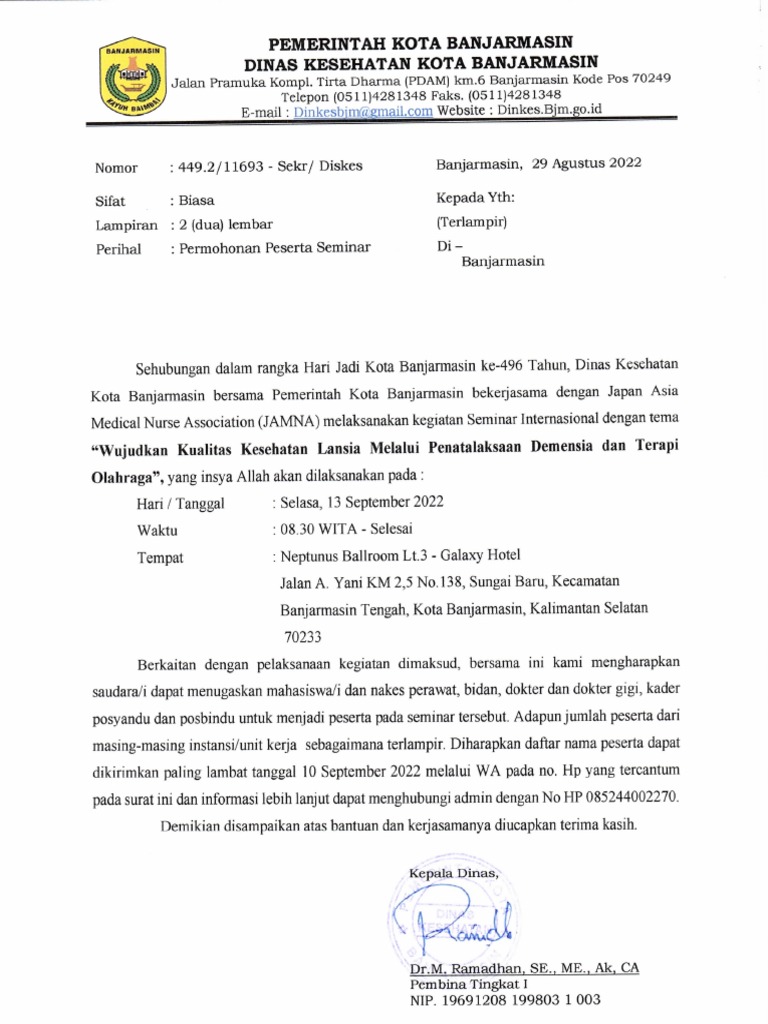 Undangan Seminar | PDF