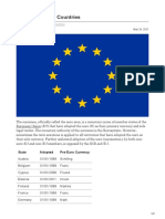 List of Eurozone Countries