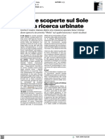 Nuove Scoperte Sul Sole Con La Ricerca Urbinate - Il Resto Del Carlino Del 13 Settembre 2022