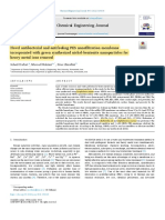 2022 - Novel Antibacterial and Antifouling PES NF With Green Synthesized Nickel-Bentonite NPs For Heavy Metal Ions Removal