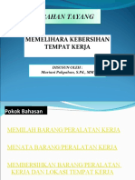 Memelihara Kebersih Tempat Kerja