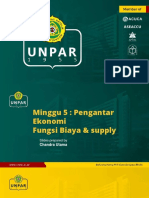 Minggu 5 - Fungsi Biaya Dan Supply