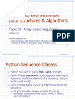 DSTR - Topic07.array Based Sequences