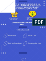 Analisis P Dan K Pada Tanah Sawah Ip 400 Dan Non Ip 400 Di Laboratorium Pengujian Tanah Dan Tanaman Balai Pengkajian Teknologi Pertanian (BPTP) Aceh