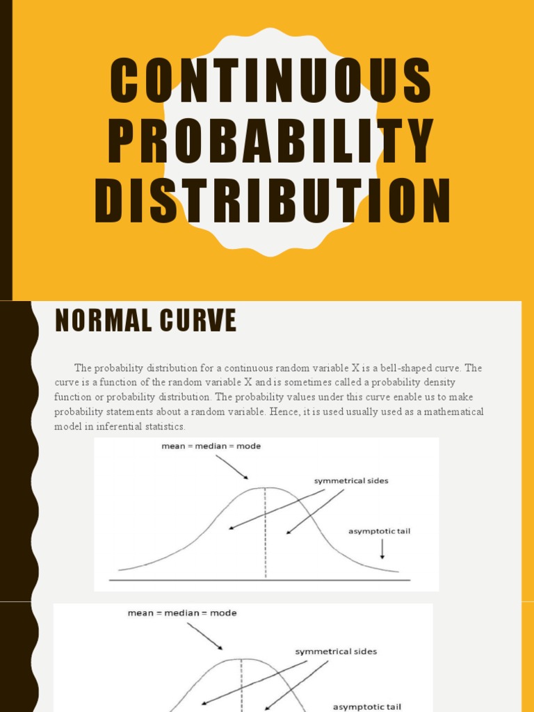 Continuous Probability Distribution | PDF