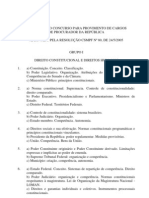 Concurso Procurador da República - resolucao80_programa