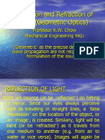 Reflection and Refraction of Light (Geometric Optics