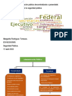 Administración pública descentralizada y paraestatal en la gestión de seguridad pública