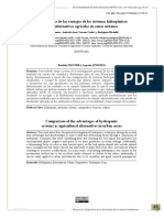 Comparativa de Las Ventajas de Los Sistemas Hidropónicos Como Alternativas Agrícolas en Zonas Urbanas