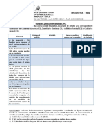 Guía de Ejercicios Prácticos Nº1: Profesorado en Matemática Profesorado en Física Estadística I - 2022