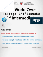 Grade 7 1b The World Over Revised and Ready