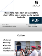 Social Media and Jazz Festivals