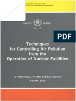 Techniques For Controlling Air Pollution From The Operation of Nuclear Facilities