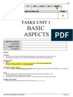 Tasks U01-Basic Aspects