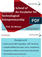 Jerusalem School of Business - An Incubator For Technological Entrepreneurship