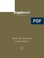 Zambeze Ementa Almoco