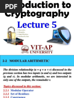 L-5. Modular Arithmetic