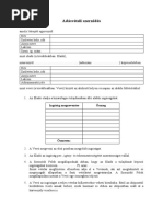 Foglalo Minta | PDF
