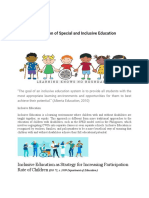 Foundation of inclusive education