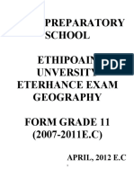 Grade - 11 Geography Euee-2007-2013