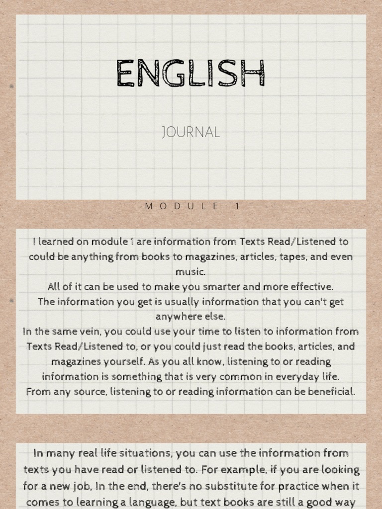 English Journal | PDF