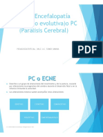 ECNE (Encefalopatía Crónica No Evolutiva) o PC (Parálisis Cerebral)