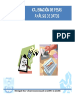 Análisis de Datos (Calibración de Pesas INTRODUCCIÓN y Pesada Directa)