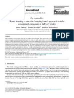 Route Learning A Machine Learning-Based Approach T