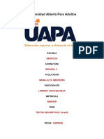 Universidad Abierta para Adultos: Textos descriptivos