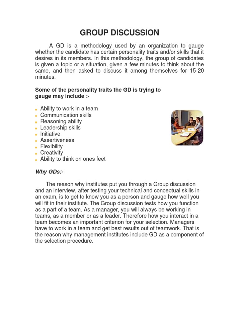 Understanding Group Discussion Dynamics | PDF