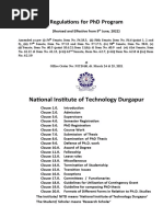 PHD Regulations - Amended in June 2022