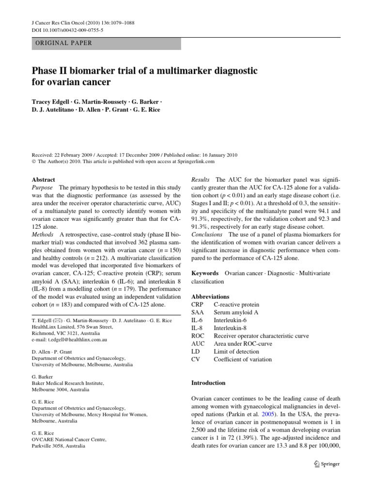HealthLinx Limited Paper | PDF | Receiver Operating Characteristic | P ...