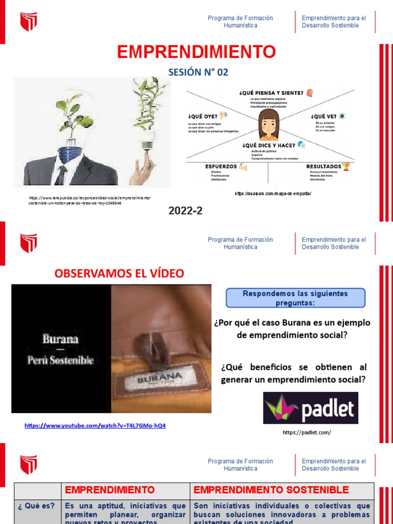 Emprendimiento Sostenible y Social | PDF | Iniciativa empresarial ...