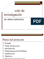 El Protocolo de Investigación