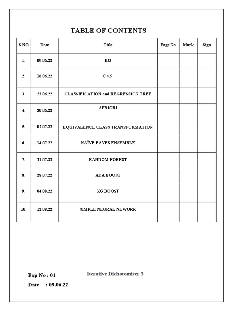 Aml Record PDF Data Mining Statistical Classification