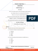 ICSE Class 10 Chemistry Sample Papers 1 2021