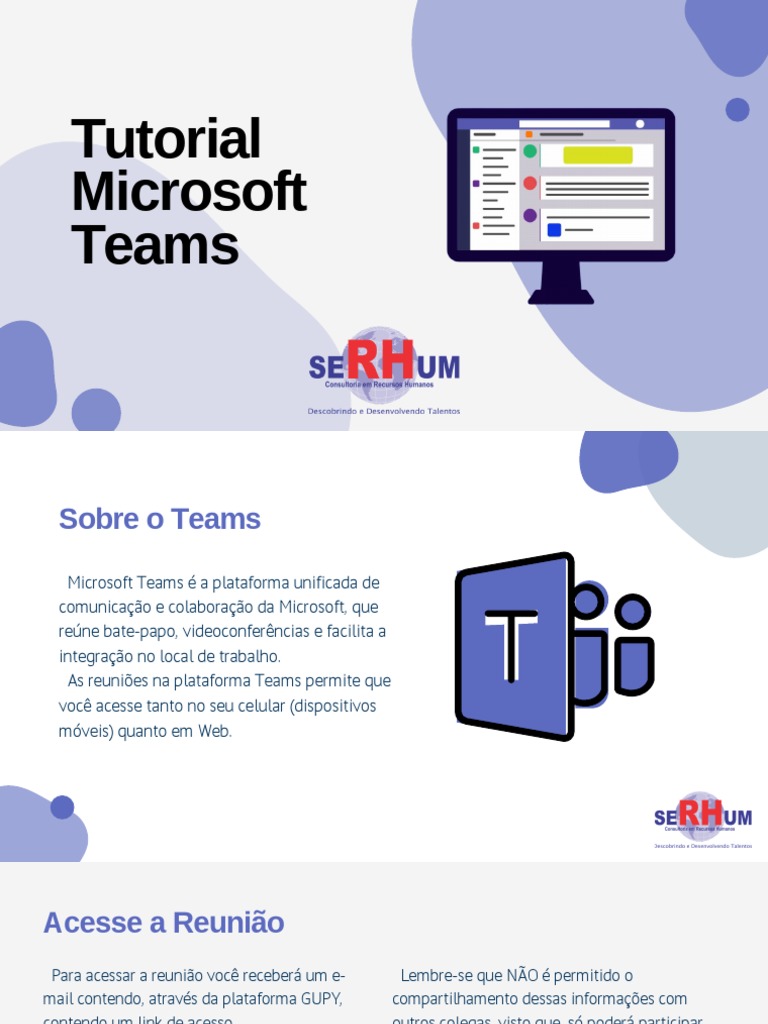 Guia de Uso do Microsoft Teams | PDF | Smartphone | Aplicativo para celular