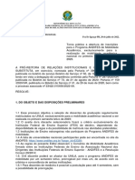 Edital No 47.2022.proint - Torna Publica A Abertura de Inscricoes para o Programa Andifes de Mobilidade Academica