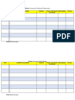 Matrices para Las Secuencias de La Fase de Desarrollo