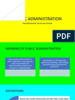 Public Administration 
