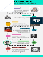 Infografía de Línea de Tiempo Con Recorrido Por Meses Gestión de Proyectos Multicolor