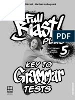 FBP 5 Grammar Tests Key