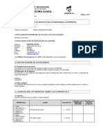 Hoja de Seguridad Caucho de Silicona Glasil