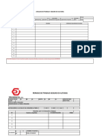 Permiso y Analisis de Trabajo Seguro en Alturas