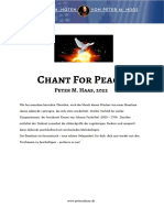 Chant For Peace Akkordeon Komposition Von Peter M Haas