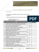 Cuestionario de Habilidades Del Pensamiento