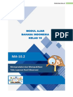 Modul Ajar Bahasa Indonesia - Memproduksi Dan Mempublikasi Teks Laporan Hasil Observasi - Fase E